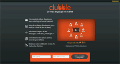 Desktop Screenshot of clubble.com